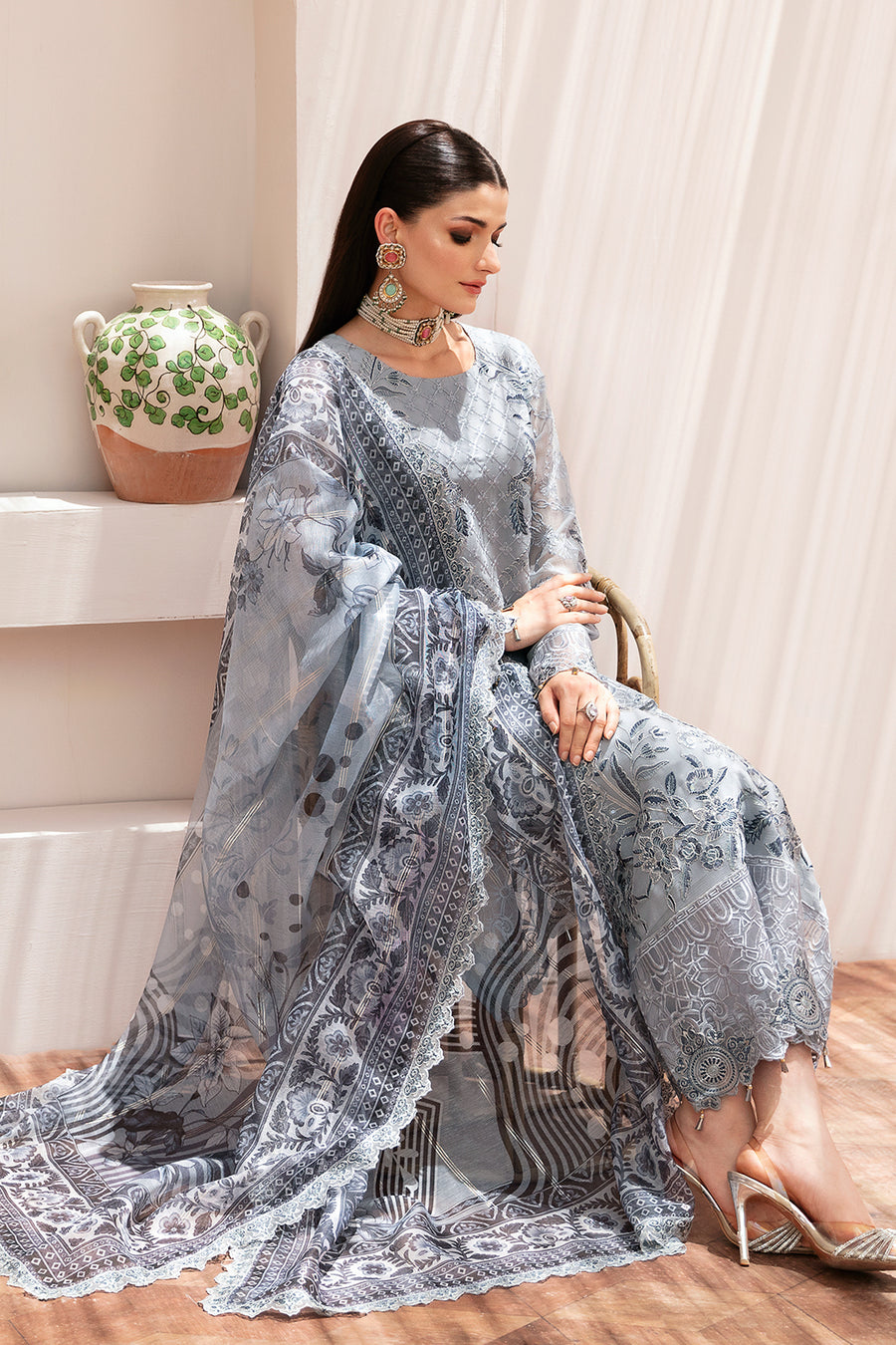 Ramsha Chiffon dress