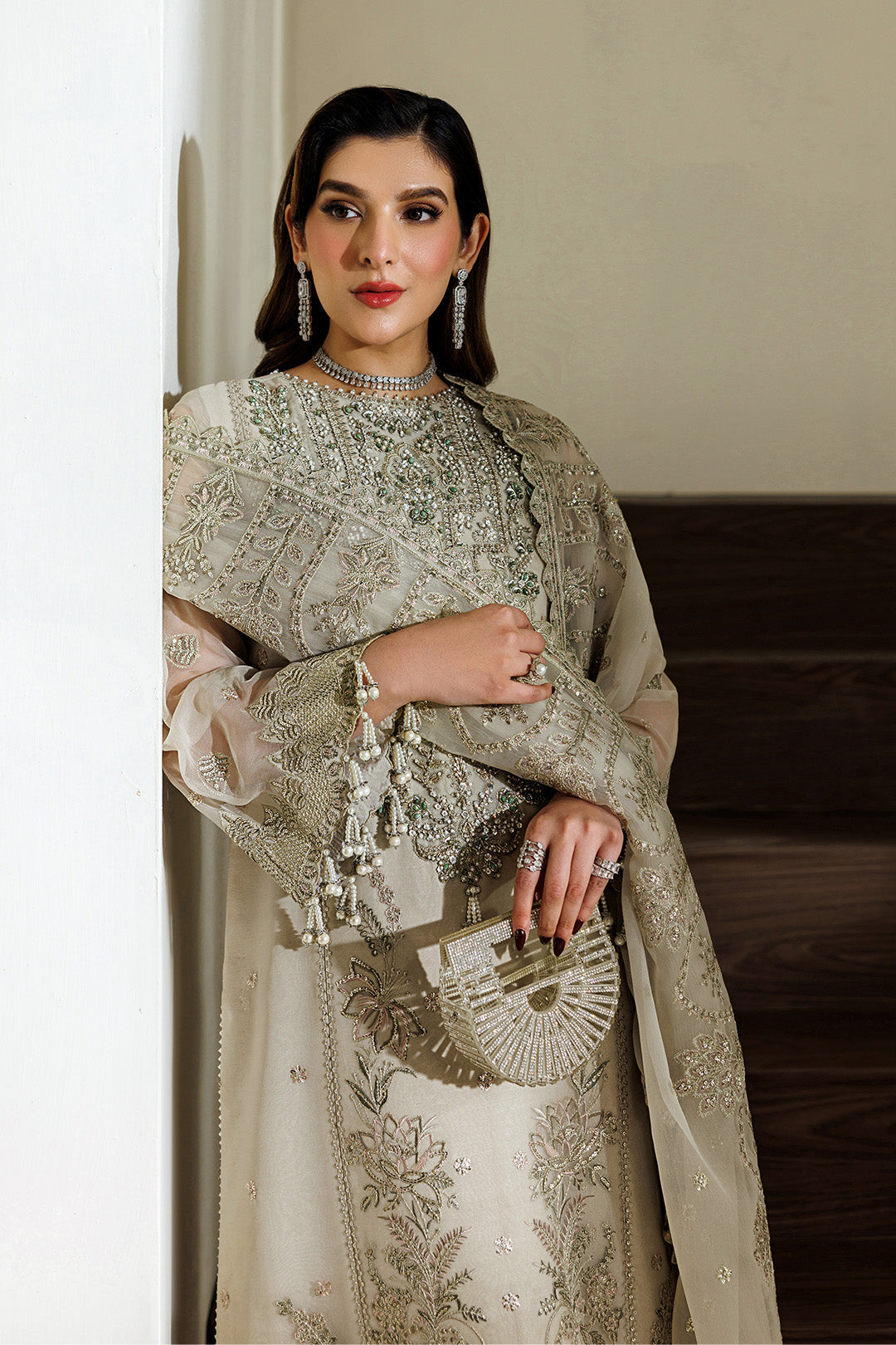 Alizeh Aymal Embroidered Chiffon AF-BHM-4074-Navya