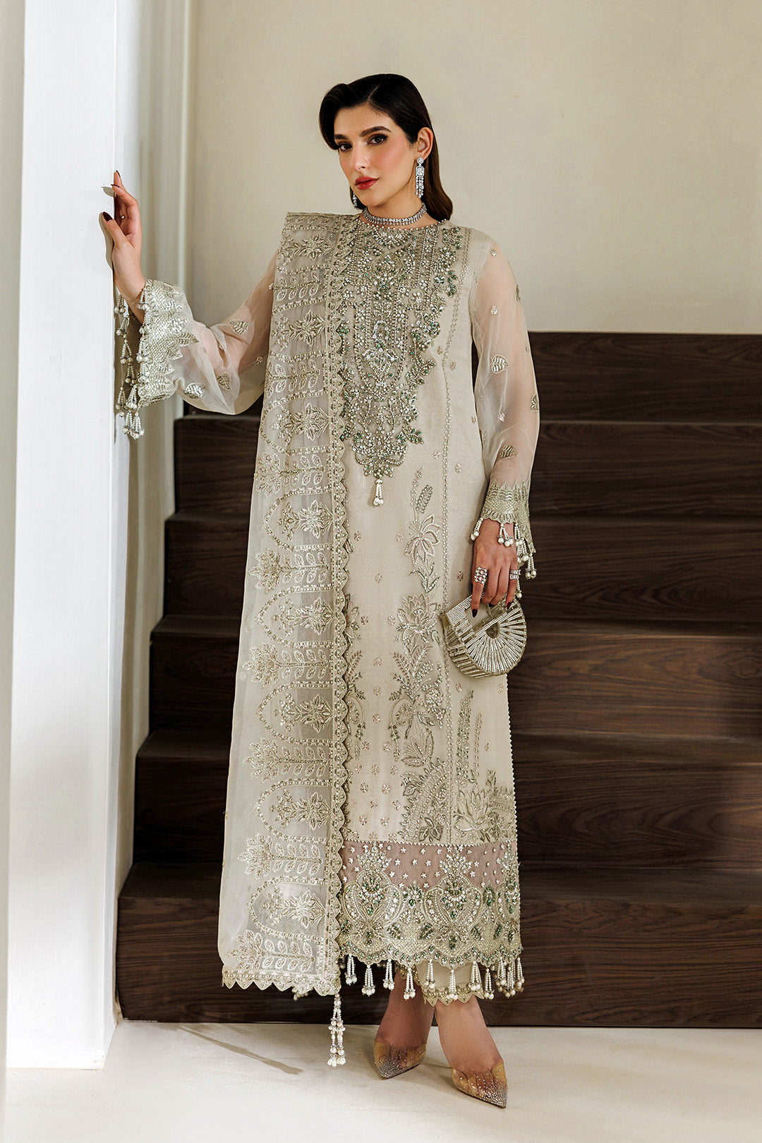 Alizeh Aymal Embroidered Chiffon AF-BHM-4074-Navya