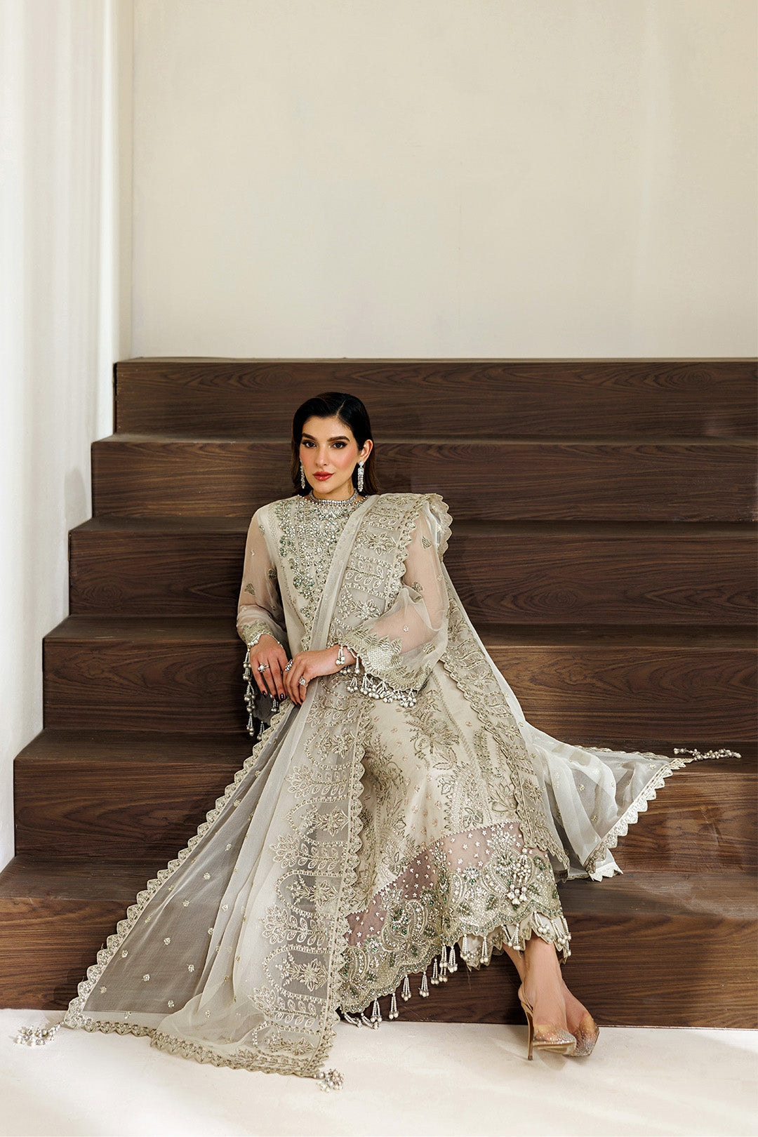Alizeh Aymal Embroidered Chiffon AF-BHM-4074-Navya