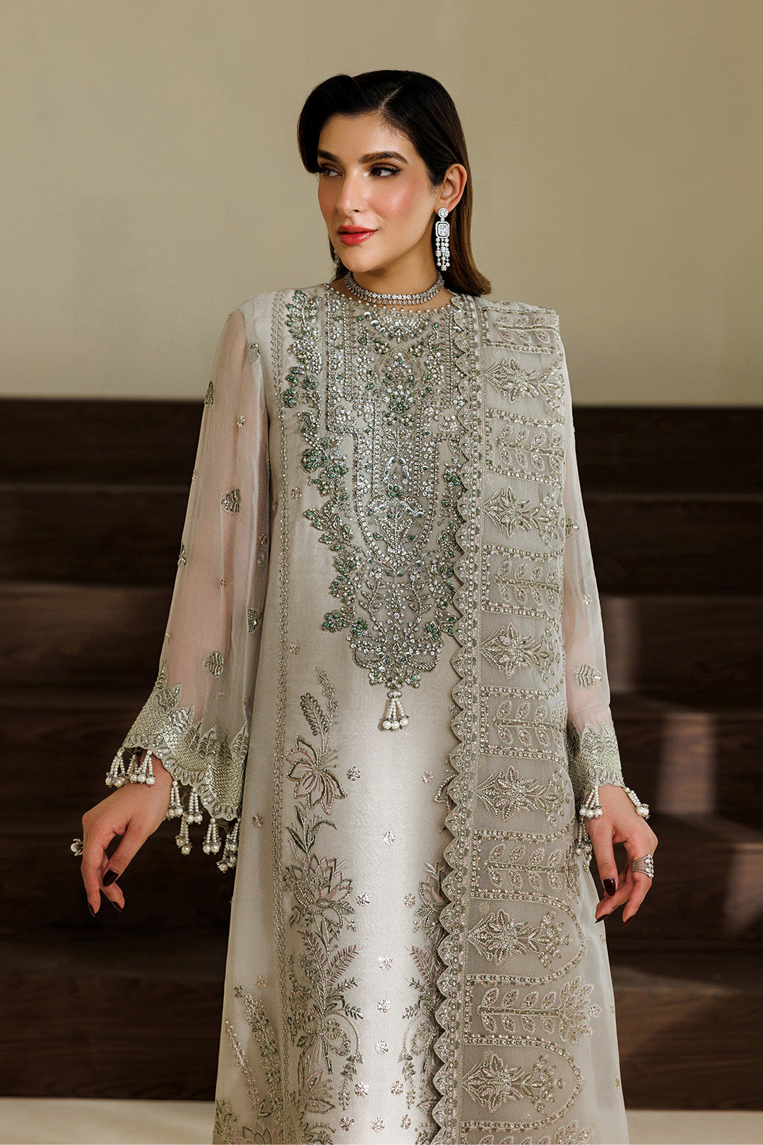 Alizeh Aymal Embroidered Chiffon AF-BHM-4074-Navya