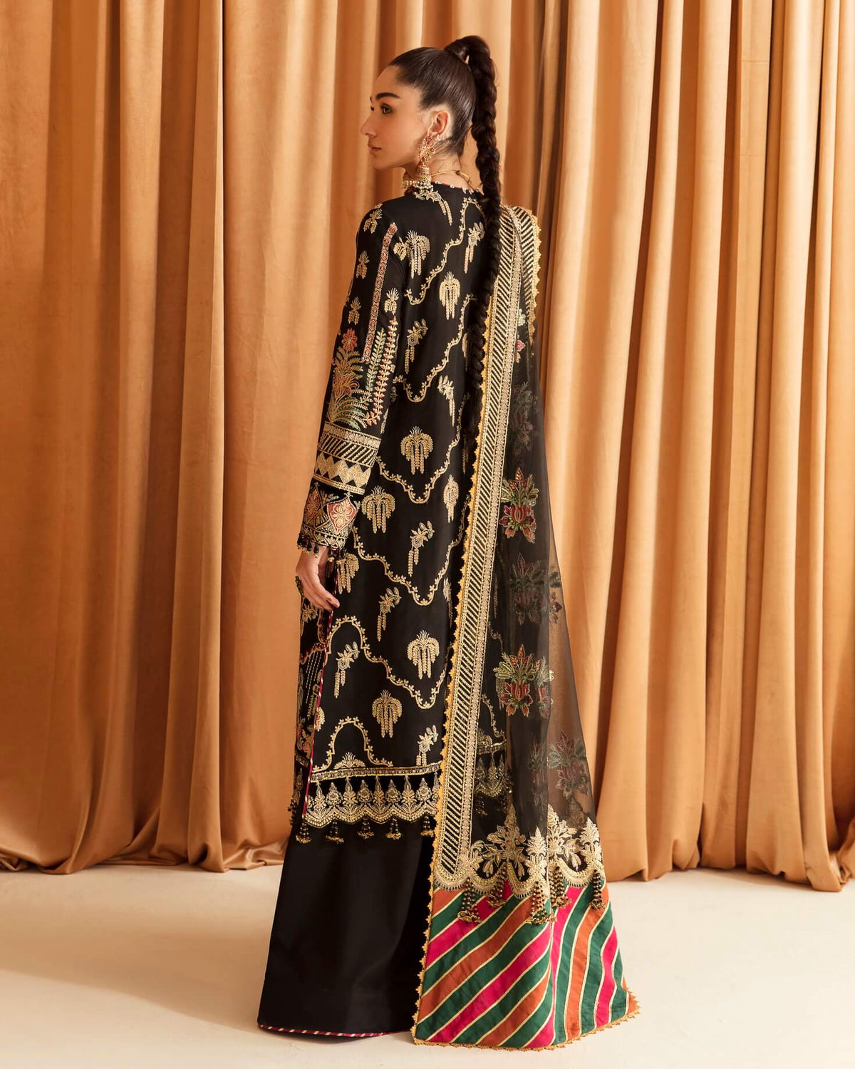 Ayzel by Afrozeh Fleur De Lis Luxury Chiffon Unstitched 3Pc Suit AZ-V4-07 Zenith