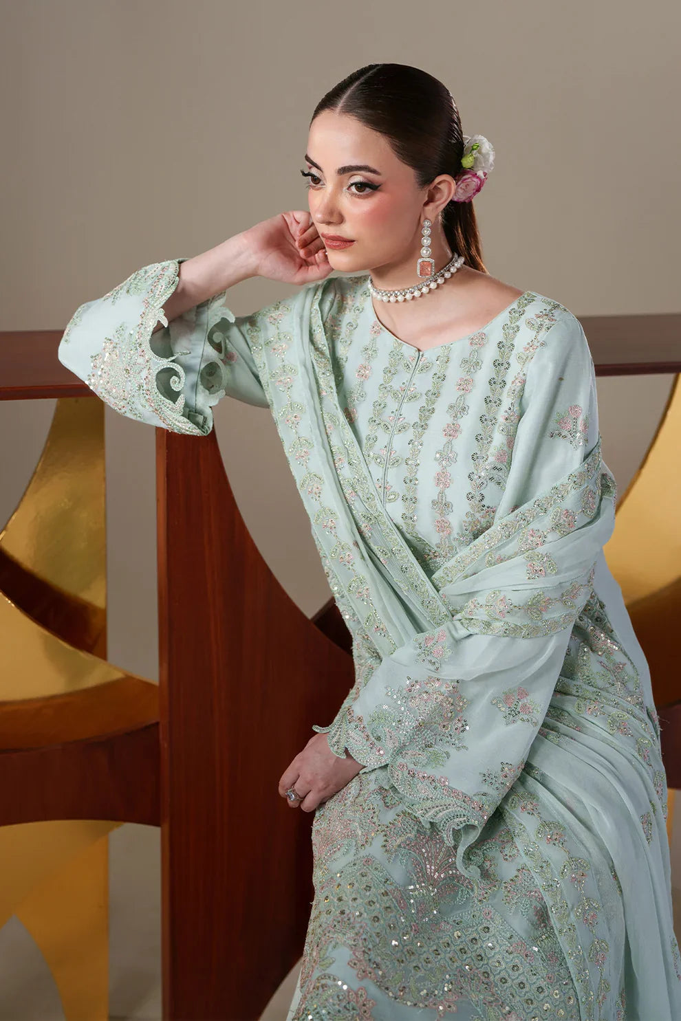 Nouvelle Luxury Chiffon collection 26' By Emaan Adeel( ORLA)