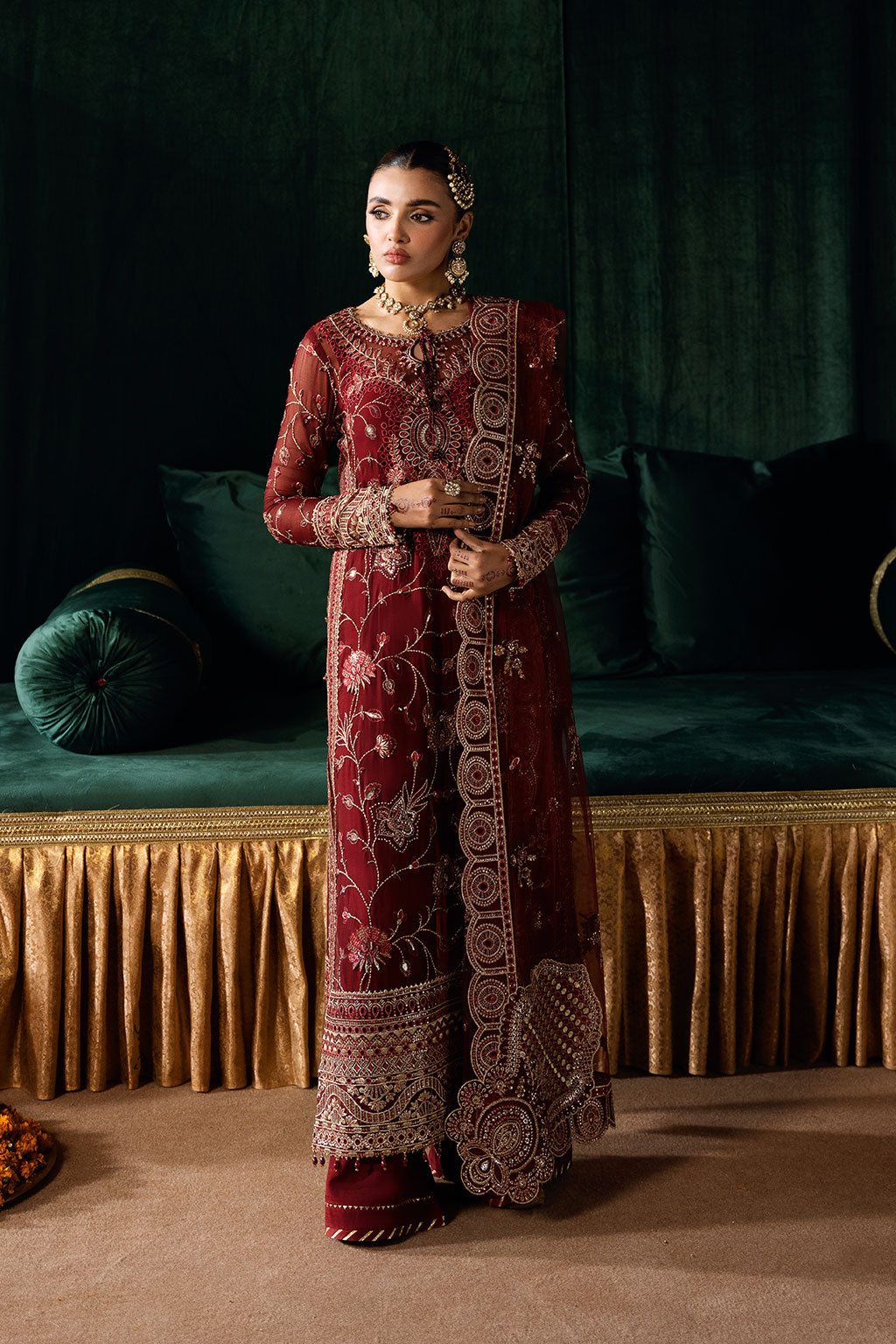 Dastak By Ramsha Premium Chiffon (Q-203)