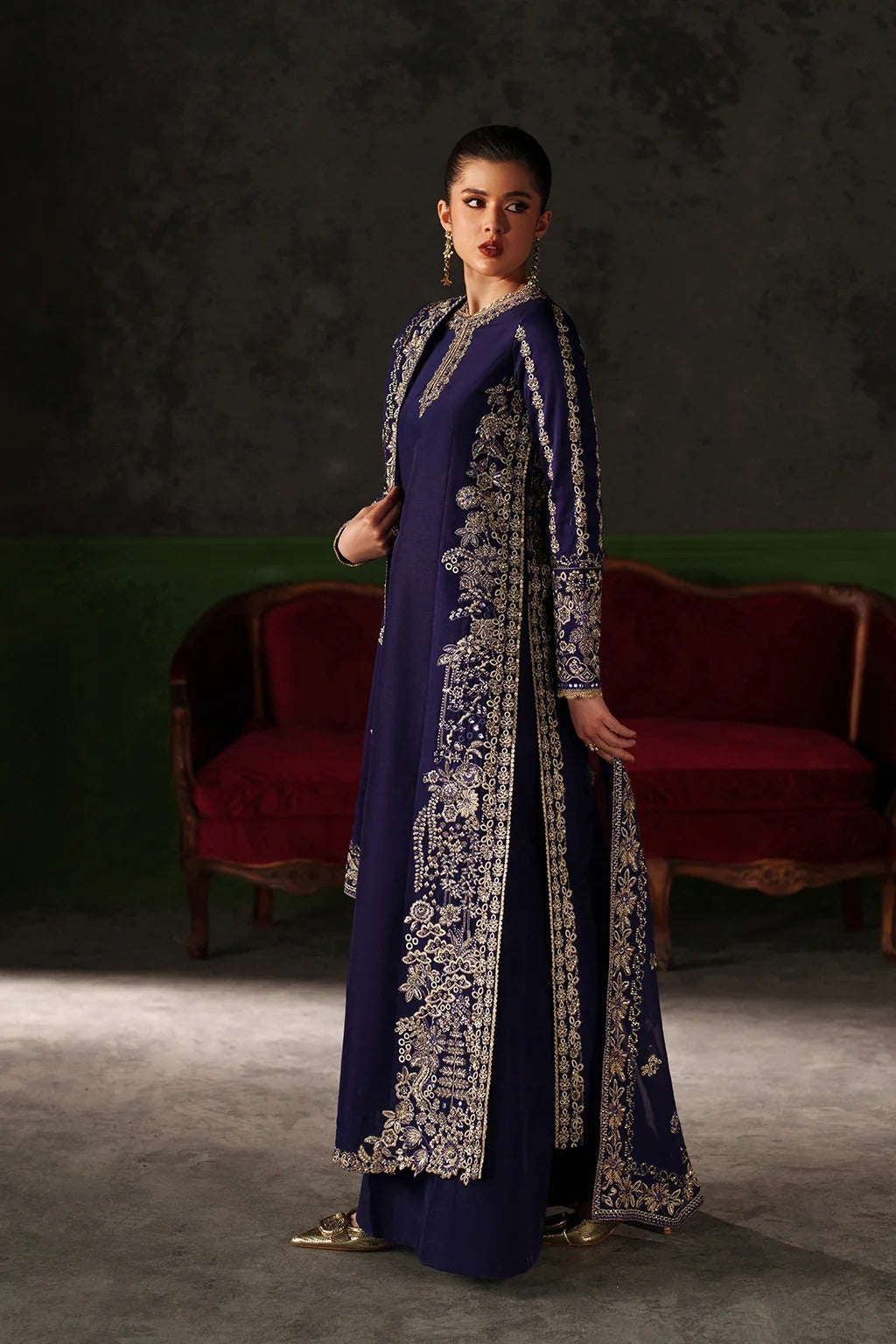 Verve Silk Edit By Emaan Adeel ( AZURE SAPPHIRE)