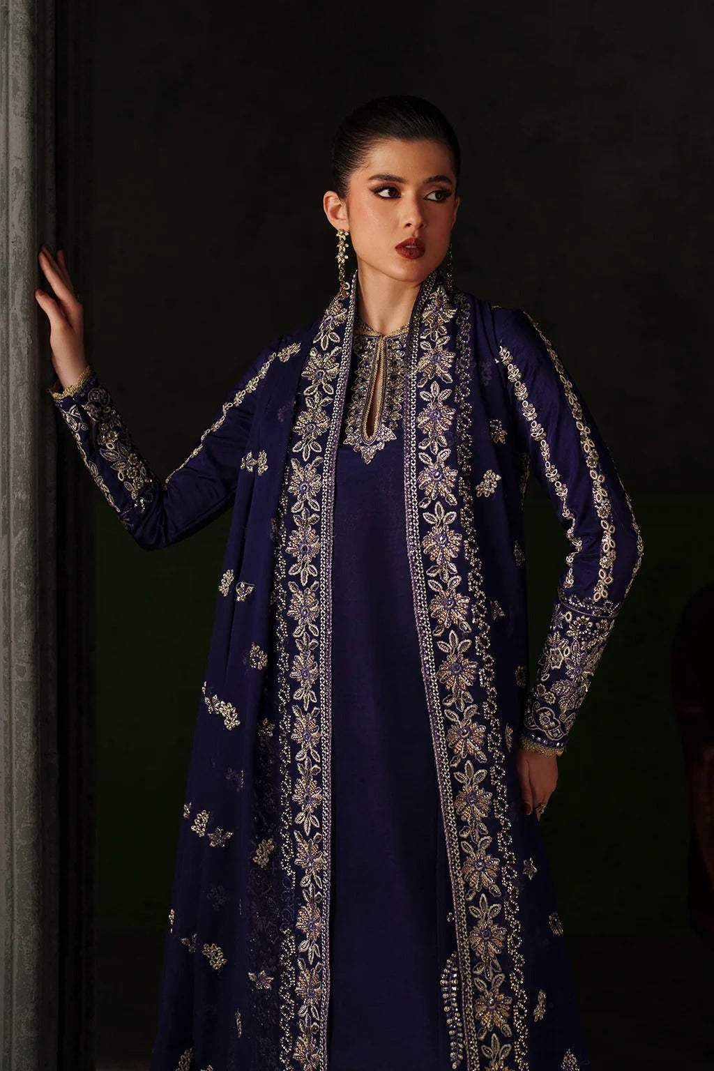 Verve Silk Edit By Emaan Adeel ( AZURE SAPPHIRE)