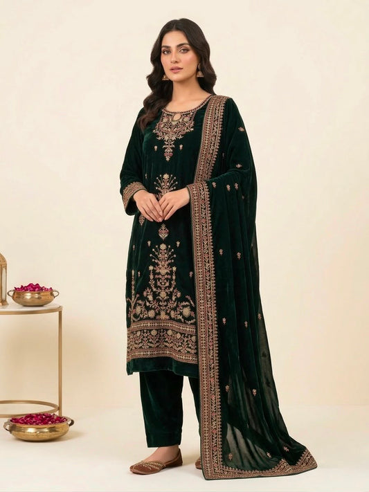 Velvet dress D-01