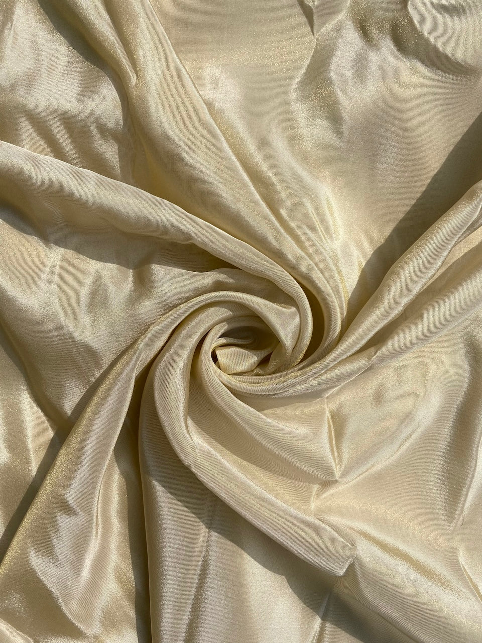 COSMOS GOLD SILK FABRIC