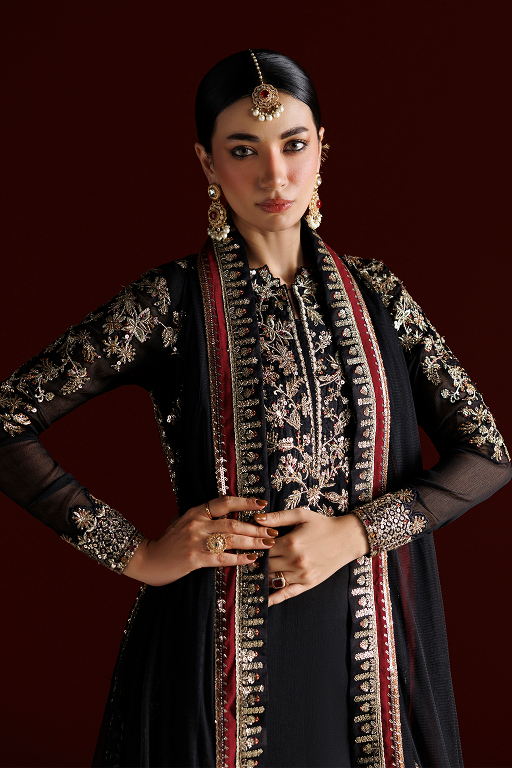 CC-107 Embroidered Chiffon BY IZNIK