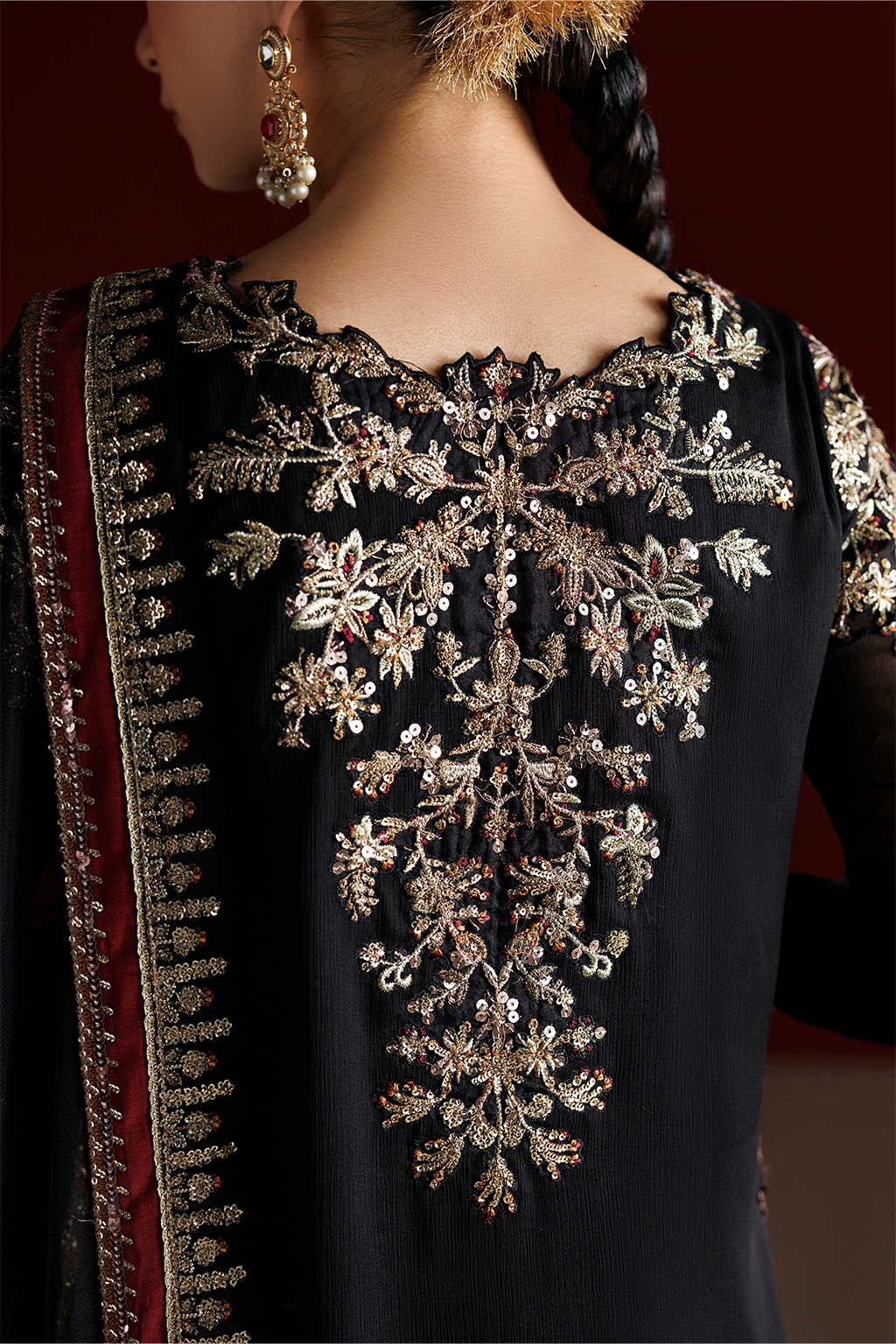 CC-107 Embroidered Chiffon BY IZNIK