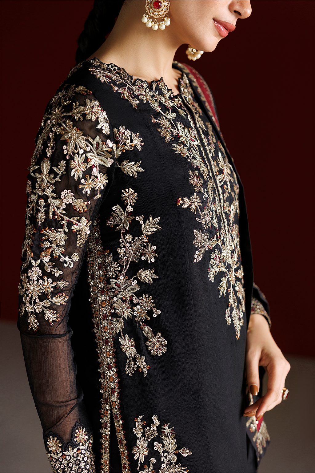 CC-107 Embroidered Chiffon BY IZNIK