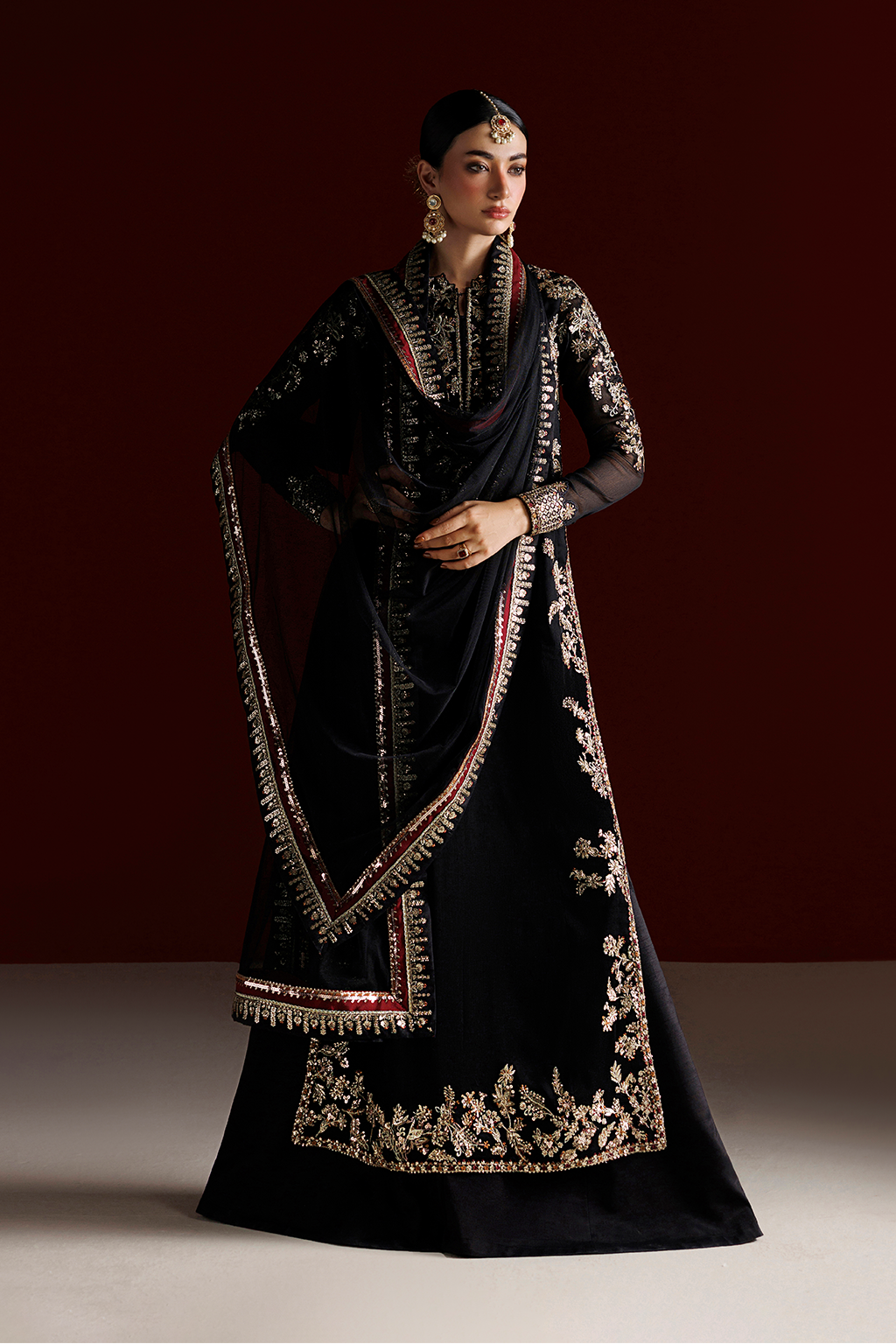 CC-107 Embroidered Chiffon BY IZNIK
