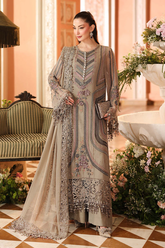 3 Piece Embroidered Chiffon Suit by Maria.B