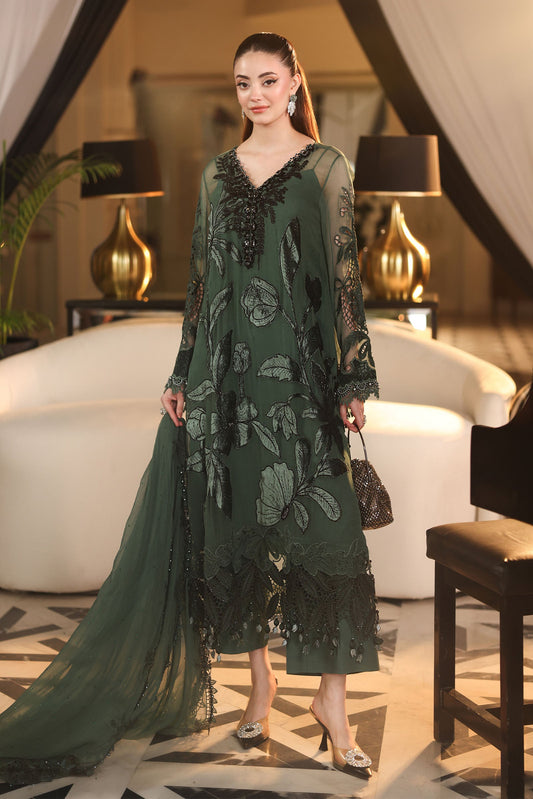 3 Piece Embroidered Chiffon Suit by Maria.B