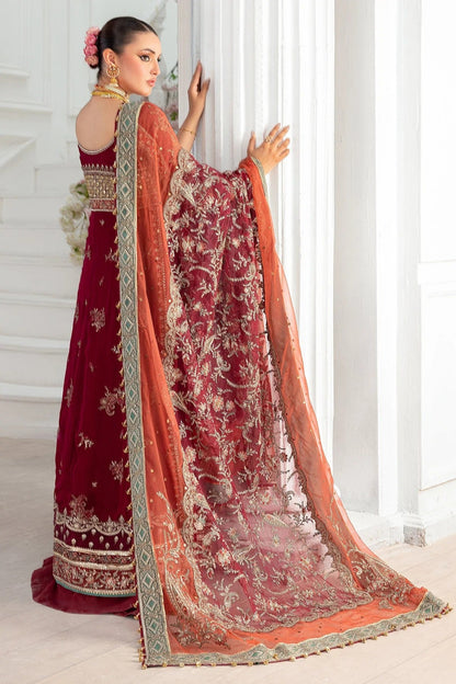 Charizma Diamond Dust Embroidered Luxury Chiffon Unstitched 3Pc Suit DD5-03