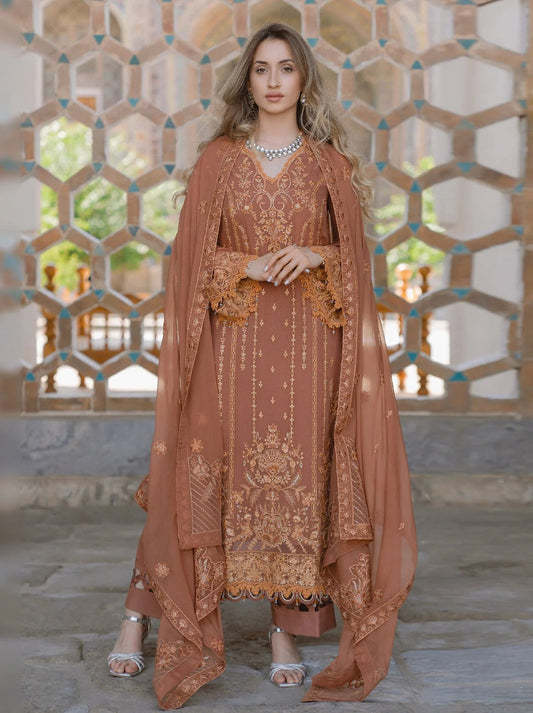 AL Kousar Festive Chiffon Collection 2026 by AHMAD EMBROIDERY (DD-06)
